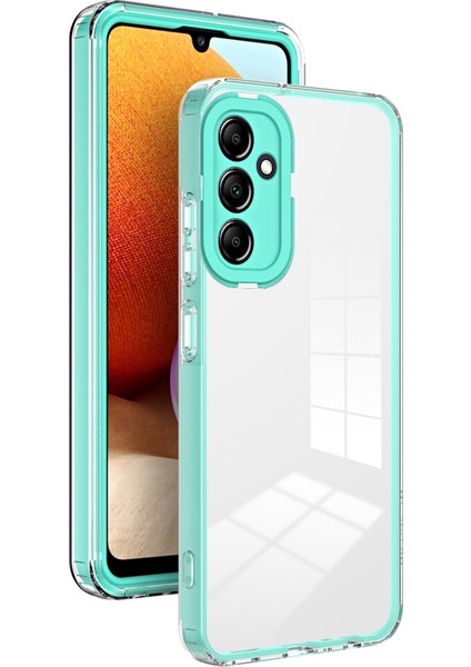 Samsung Galaxy A04 Için Uygundur Kontrast Renk Kenarlığı Saydam Cep Telefonu Kılıfları (Yurt Dışından)