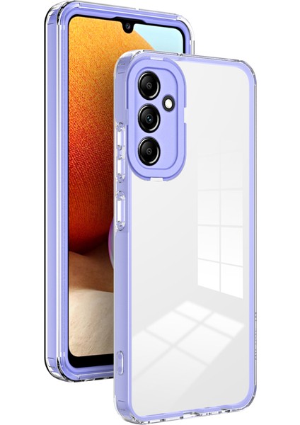 Samsung Galaxy A04 Için Uygundur Kontrast Renk Kenarlığı Saydam Cep Telefonu Kılıfları (Yurt Dışından)