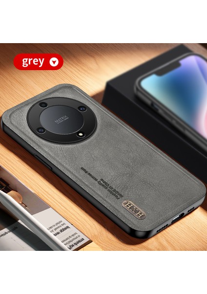 Honor X9A 5g Için Uygun Fırçalama Manyetik Emiş Cep Telefonu Kılıfları (Yurt Dışından)