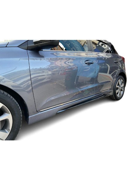 Hyundai I20 (2014 - 2020) Custom Yan Marşpiyel Seti (Plastik)