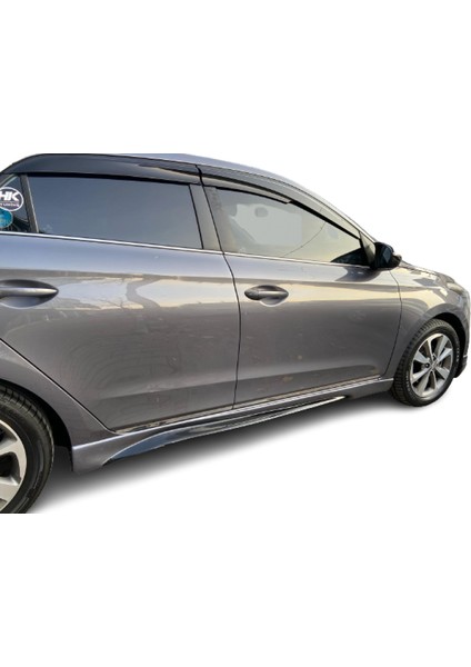 Hyundai I20 (2014 - 2020) Custom Yan Marşpiyel Seti (Plastik)