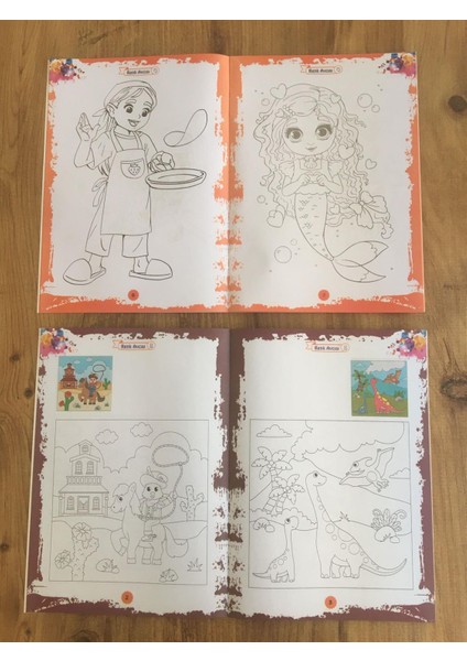 Pembe Renkli Eğitici Etkinlikli Boyama Seti 10 Kitap fiyatları