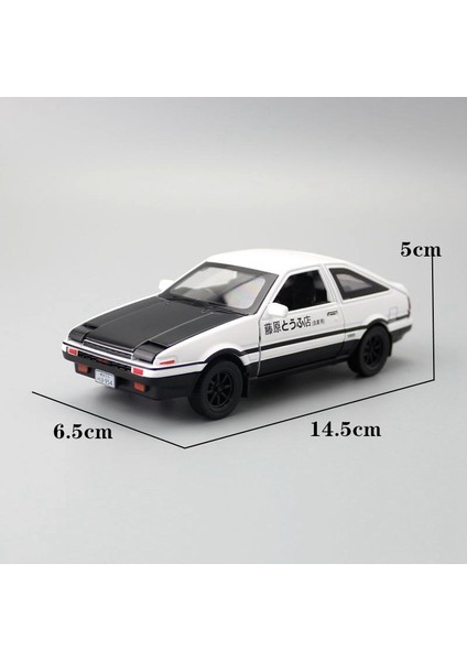 Çocuk Oyuncakları Toyota AE86 Model Araba Sesli ve Işıklı Dört Kapılı Kutuyu Geri Çekin (Yurt Dışından)