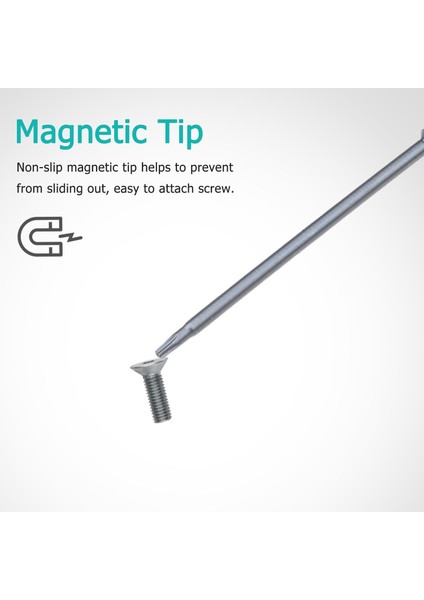 1/4 Altıgen Şaftlı Içi Boş Plummer Ucu Orta Delik Altı Yıldız Tornavida Ucu 50MM75MM100MM150MM (Yurt Dışından) fırsatları