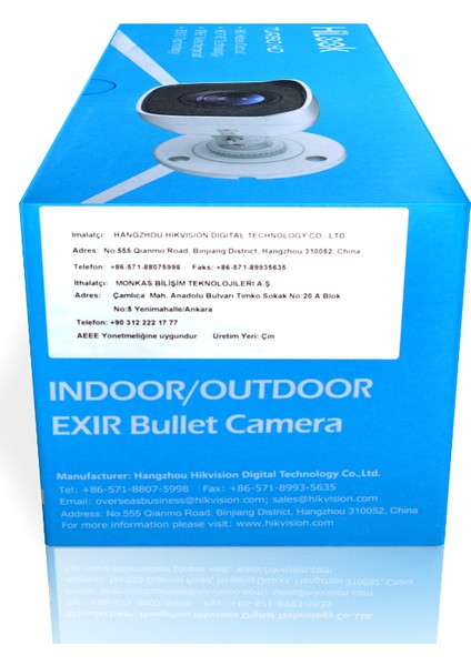 THC-B120-PC 2mp 2.8mm Exır Bullet Kamera 2mp Ahd Güvenlik Kamerası