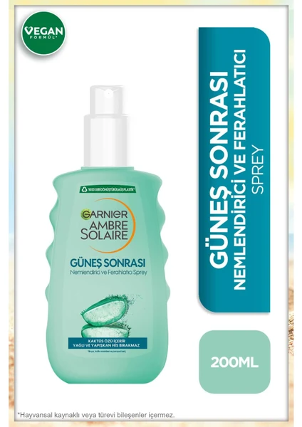 Garnier Güneş Sonrası Nemlendirici & Ferahlatıcı Sprey 200 ml