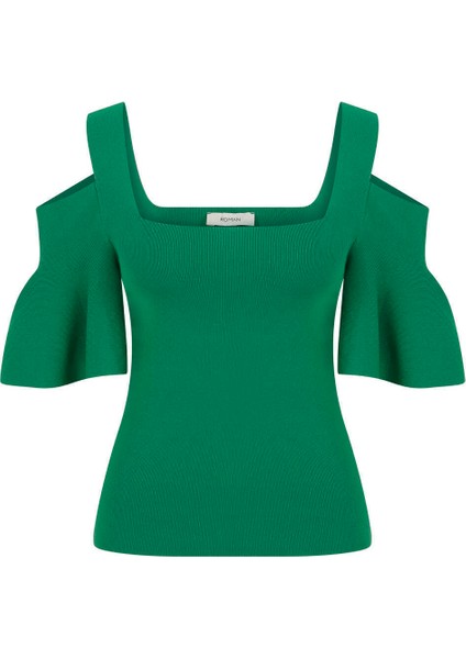 Kollu Triko Yeşil Y2279103_012