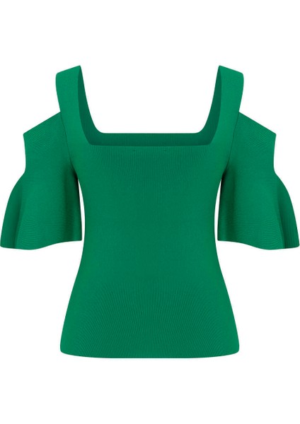 Kollu Triko Yeşil Y2279103_012