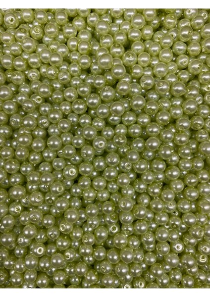 50 gr 5mm Açık Yeşil Renk Cam Inci Boncuk ,takı Yapım Boncuğu (50GR,~300 Adet) fiyatları