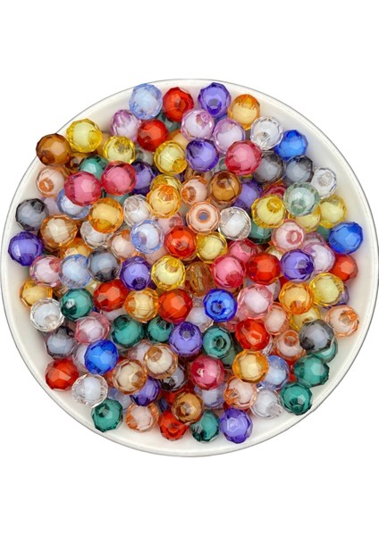 10MM Içi Boncuklu Karışık Renkli Akrilik Petek Model Boncuk,takı,çanta Boncuğu (100GR,~200 Adet) fiyatları