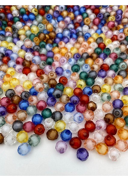 10MM Içi Boncuklu Karışık Renkli Akrilik Petek Model Boncuk,takı,çanta Boncuğu (100GR,~200 Adet) modelleri