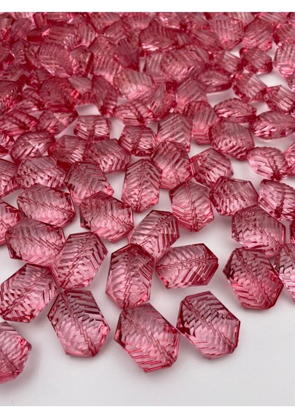 100GR Fuşya Büyük Çizgili Balıksırtı Model Akrilik BONCUK,20X30MM Çanta Boncuğu (20 Adet) modelleri