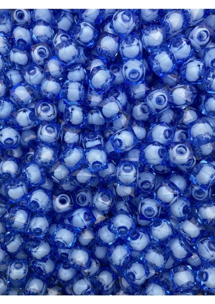 10MM Saks/koyu Mavi Içi Boncuklu Akrilik Küp Model Boncuk,takı,çanta Yapım Boncuğu (100GR,~250 Adet) modelleri