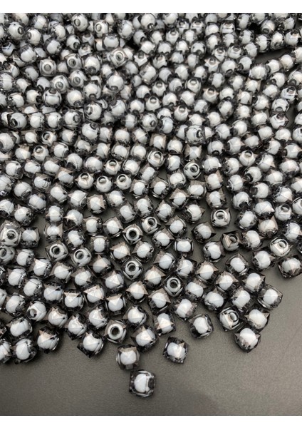 10MM Gri / Füme Renk Içi Boncuklu Akrilik Küp Boncuk,takı,çanta Yapım Boncuğu (100GR,~250 Adet) fırsatları