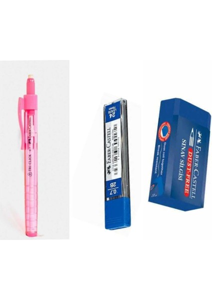 Castell Uçlu Kalem Tri Click 07 Seti