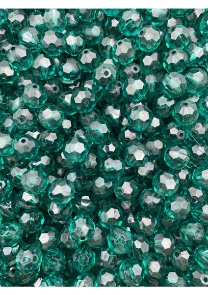 12MM Zümrüt Yeşili , Yeşik Renk Petek Model Akrilik Boncuk,çanta Yapım Boncuğu ( 100GR,~120 Adet) fiyatları