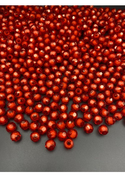10MM Içi Boncuklu Kırmızı Renk Akrilik Petek Model Boncuk,takı,çanta Boncuğu (100GR,~200 Adet) modelleri