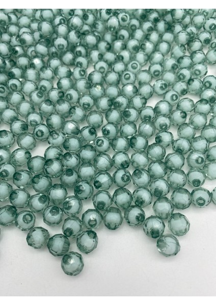 10MM Içi Boncuklu Turkuaz Akrilik Petek Model Boncuk,takı,çanta Yapım Boncuğu (100GR,~200 Adet)