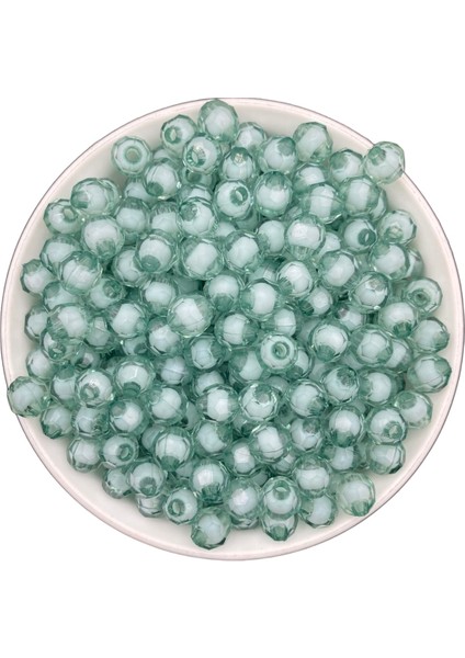 10MM Içi Boncuklu Turkuaz Akrilik Petek Model Boncuk,takı,çanta Yapım Boncuğu (100GR,~200 Adet) fiyatları