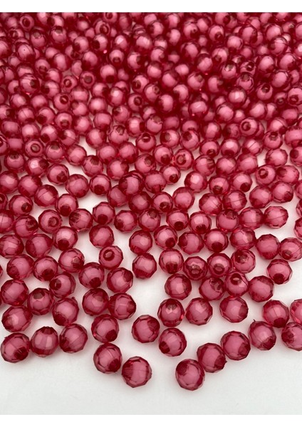 50GR 8mm Fuşya / Koyu Pembe Içi Boncuklu Akrilik Petek Boncuk,takı,çanta Boncuğu (50GR,~200 Adet) modelleri