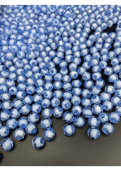 50GR 8mm Açık Mavi Içi Boncuklu Akrilik Petek Boncuk,takı,çanta Yapım Boncuğu (50GR,~200 Adet) fiyatları