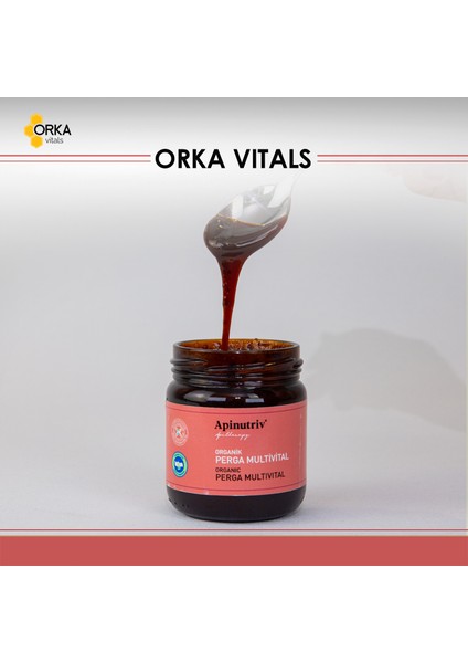 Organik Perga Multivital 220 gr Takviye Edici Gıda