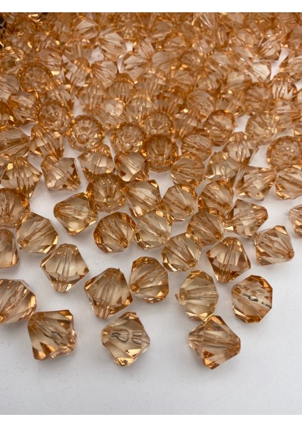 20MM Vizon Renk Piramit Model Akrilik Boncuk,takı,çanta Yapım Boncuğu (100GR,~33 Adet)