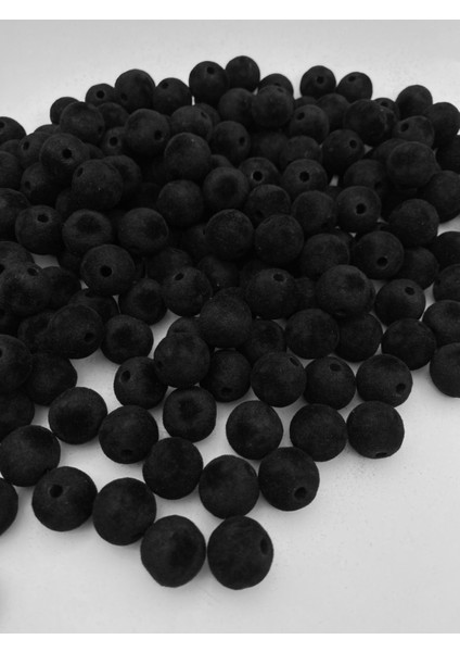 16MM Siyah Renk Kadife Boncuk Takı, Çanta Yapım Boncuğu ( 100GR,~40 Adet) fiyatları