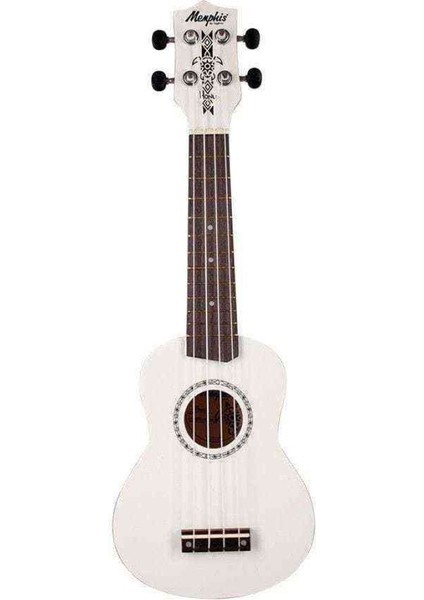 Memphis One Memphis Tagima MHS-20W Soprano Ukulele - Beyaz