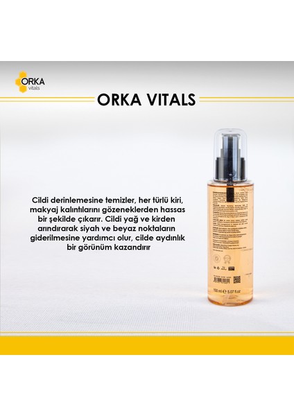 Kimyasal İçermeyen Cildi Besleyici Duş Yağı 100 ml