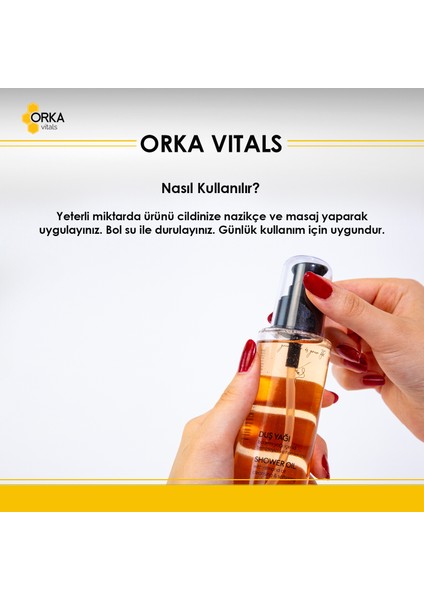 Kimyasal İçermeyen Cildi Besleyici Duş Yağı 100 ml