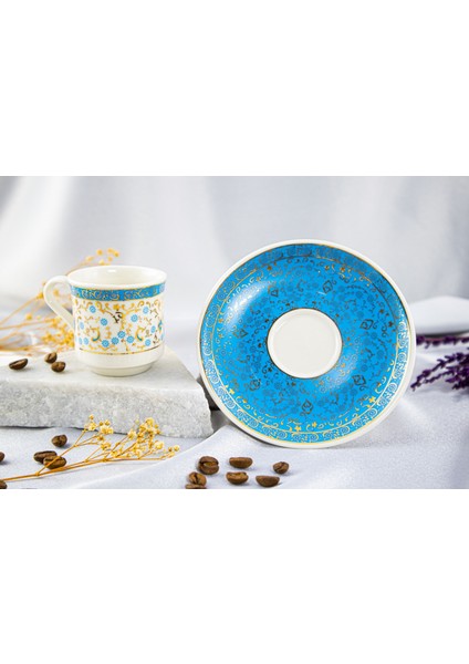 Altın Yaldızlı 2'li Ahşap Kutulu Fincan Takımı fiyatları