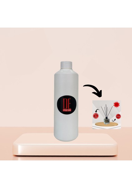 Okyanus Kokulu Oda Kokusu 250 ml Yedek Dolum Şişesi + 115 ml Cam Şişe ve Bambu Çubuk