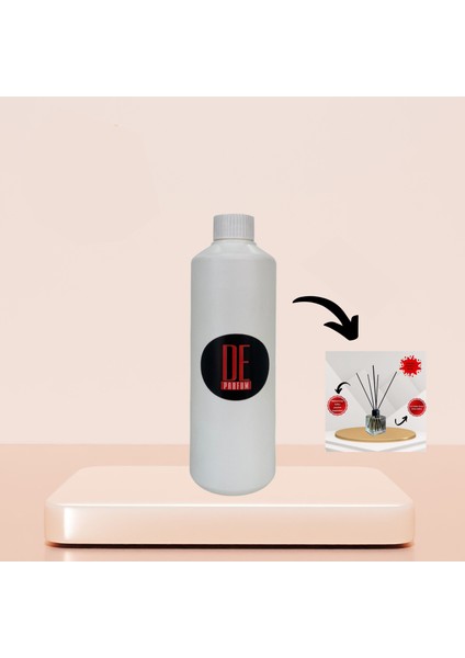 Kar Çiçeği Kokulu Oda Kokusu 250 ml Yedek Dolum Şişesi + 100 ml Cam Şişe ve Bambu Çubuk