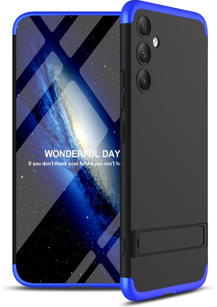 Samsung Galaxy A34 Kılıf 3 Parçalı Standlı Ays Kapak
