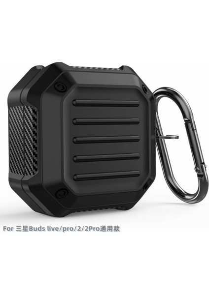 Samsung Tomurcukları Pro Kulaklık Kapağı Bavul Tpu Karbon Fiber Için Uygun (Yurt Dışından)
