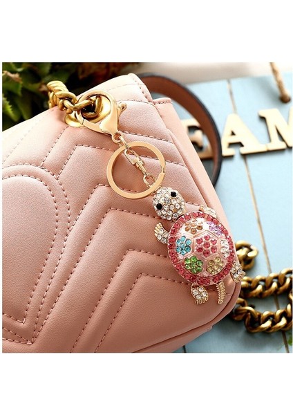 Bai Karen Renkli Elmas Kaplumbağa Metal Anahtarlık Kolye Araba Kolye (Yurt Dışından) modelleri