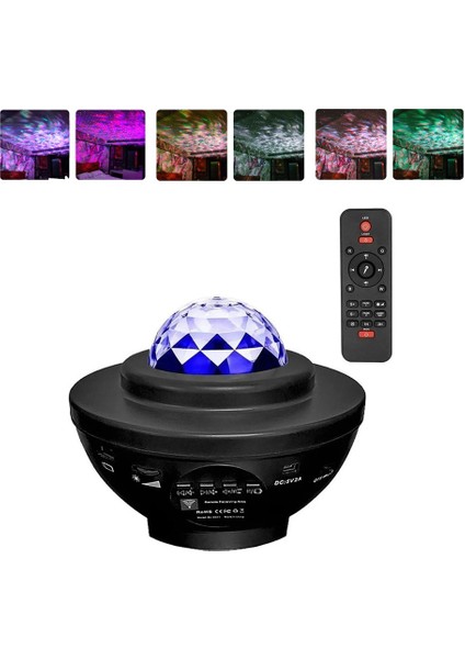 Galaxy Projektör Gece Lambası, Kumandalı (Yurt Dışından)