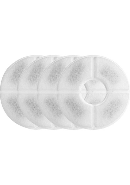 8 Adet Küçük Çiçekli Yuvarlak Pet Su Sebili Kartuşu Kedi Su Sebili Filtresi Pamuk Tabletler Kutulu (Yurt Dışından)