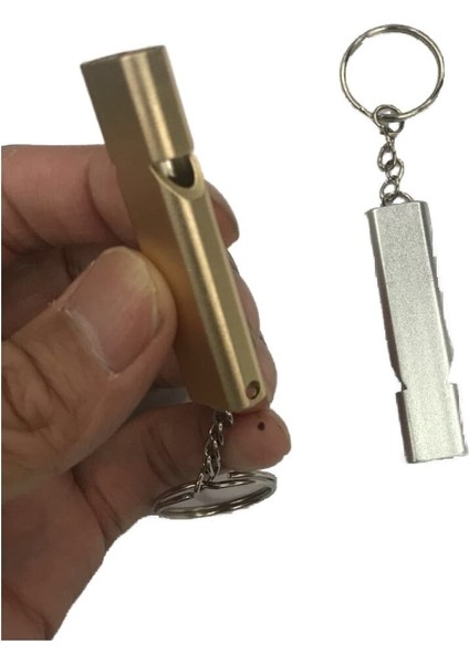 Oath Tower Patlatma Yassı Metal Çift Frekanslı Çift Tüplü Düdük (Yurt Dışından)