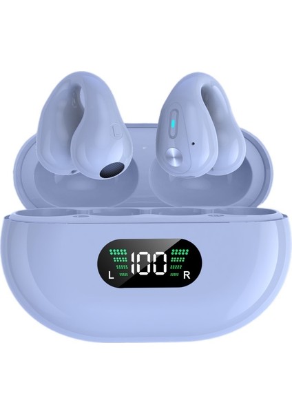 Kemik Iletimli Spor Bluetooth Kulaklıklar Kablosuz Klipsli Kulaklar (Yurt Dışından)