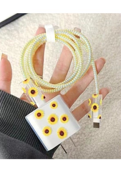 Apple 14 Veri Kablosu Koruyucu Kılıf, 13/IPHONE11 Hızlı Şarj Için 2 Adet (Yurt Dışından)