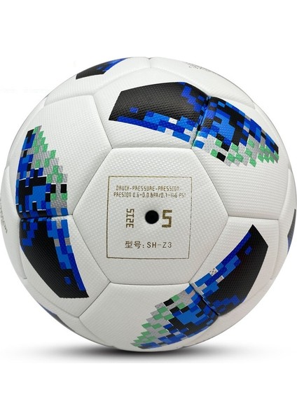 Buzlu Futbol Pu Dikişsiz Isı Yapışkanlı Kaplama Iç ve Dış Mekan No. 5 Yetişkin Rekabet Futbolu (Yurt Dışından)