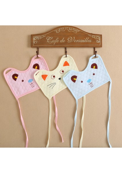 10 Adet Bebek Önlüğü Kare Önlük Maske Tarzı Karikatür Dantel Su Geçirmez Önlük Önlük Bebek Ürünleri (Yurt Dışından) fırsatları