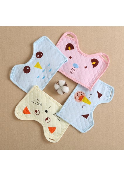 10 Adet Bebek Önlüğü Kare Önlük Maske Tarzı Karikatür Dantel Su Geçirmez Önlük Önlük Bebek Ürünleri (Yurt Dışından) indirimleri