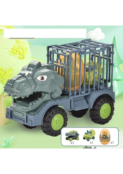 Boys Dinozor Tünel Oyuncak Araba Seti Tyrannosaurus Rex Araba Çocuk Bayramı Hediyesi (Yurt Dışından)