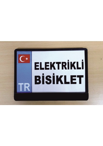 Metal Plakalık Boyutunda Elektrikli Bisiklet Tabelası