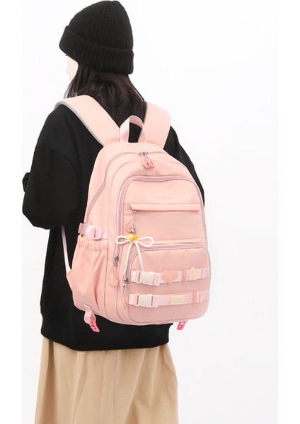 Lise Üniversite Öğrencileri Yük Azaltma Büyük Kapasiteli Moda Omuz Çantası (Yurt Dışından) fiyatları