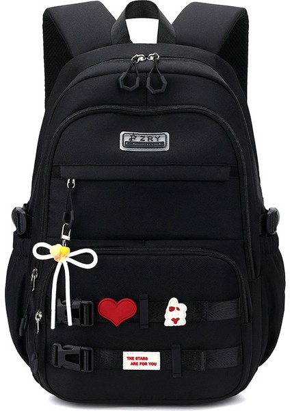 Lise Üniversite Öğrencileri Yük Azaltma Büyük Kapasiteli Moda Omuz Çantası (Yurt Dışından)