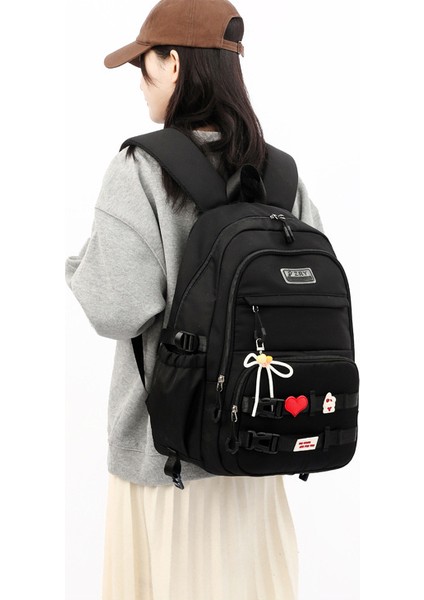 Lise Üniversite Öğrencileri Yük Azaltma Büyük Kapasiteli Moda Omuz Çantası (Yurt Dışından) fiyatları